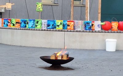 Sankt Martin auf dem Schulhof